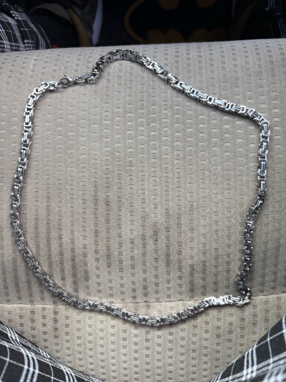 Men’s stainless steel necklace 22in